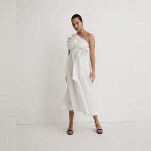 Madewell Ruffled One-Shoulder Midi
Dress